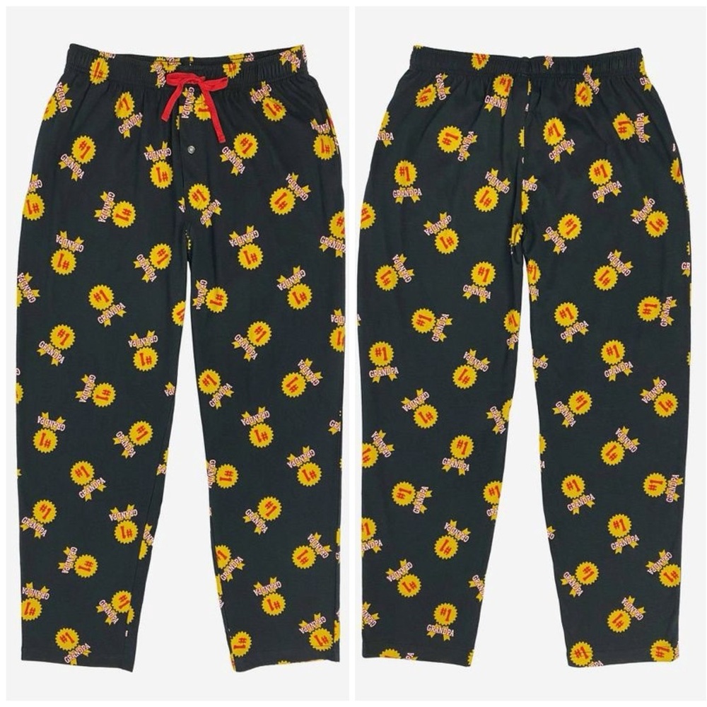 NWT! Under Disguise Men's #1 Grandpa Lounge Pajama Pants